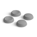 Thumbstick Grips - Tactic 4 Pack Light Gray